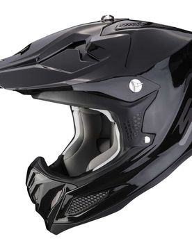 Casco Moto Cross Enduro VX-22 AIR SOLID Nero taglia XL
