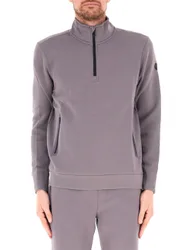 Felpa mezza zip GRIGIO XXL