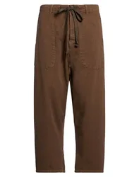 Jeanshose Herren Braun M Herren
