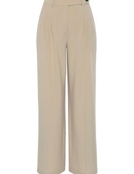 LASCANA Pantalón de pinzas arena
