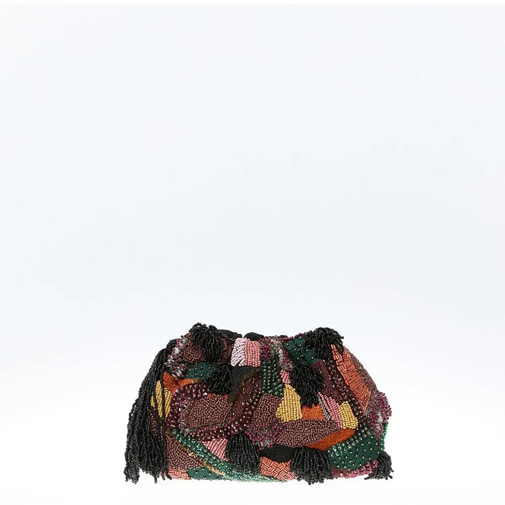 Pouch abalorios asimétrico - Sfera - FashionsVida