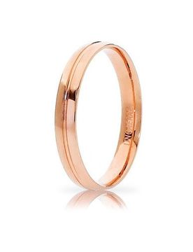 Fede Nuziale Lyra Oro Rosa Brillanti Promesse