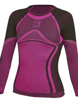T-shirt à Manches Longues North Double Layer Pink M