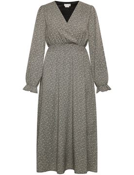 Usha Vestido negro / blanco