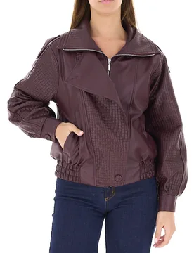 Giubbino bomber similpelle BORDEAUX S - Rinascimento - FashionsVida
