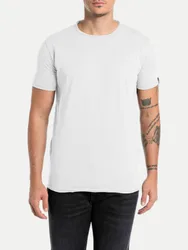 Replay Basic T-Shirt Weiß XL