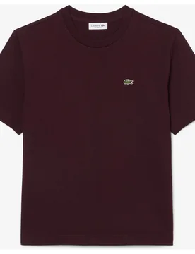 Camiseta de mujer de corte holgado 100% algodón - Lacoste - FashionsVida