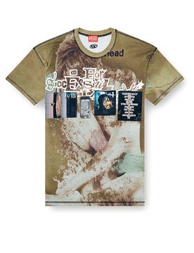 Diesel Camiseta oliva L