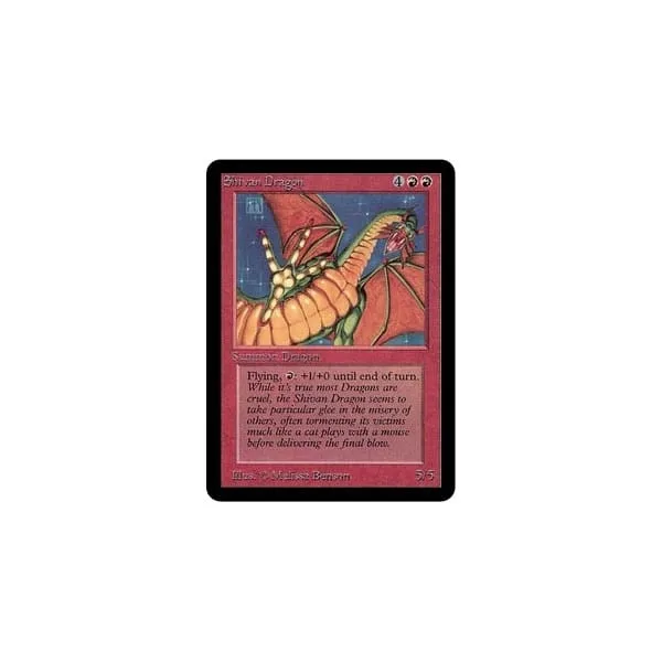 Shivan Dragon Alpha - Magic: The Gathering - FashionsVida