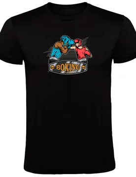 T-shirt à Manches Courtes Boxing Black 2XL - Kruskis - FashionsVida
