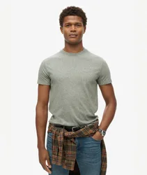 Superdry Herren Essential Logo T-shirt Grau - Größe: S