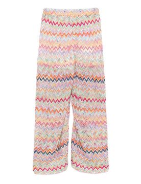 Pantaloni Con Motivo A Zigzag