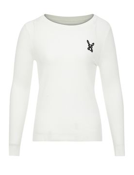 Sweeties by leo Jersey blanco lana