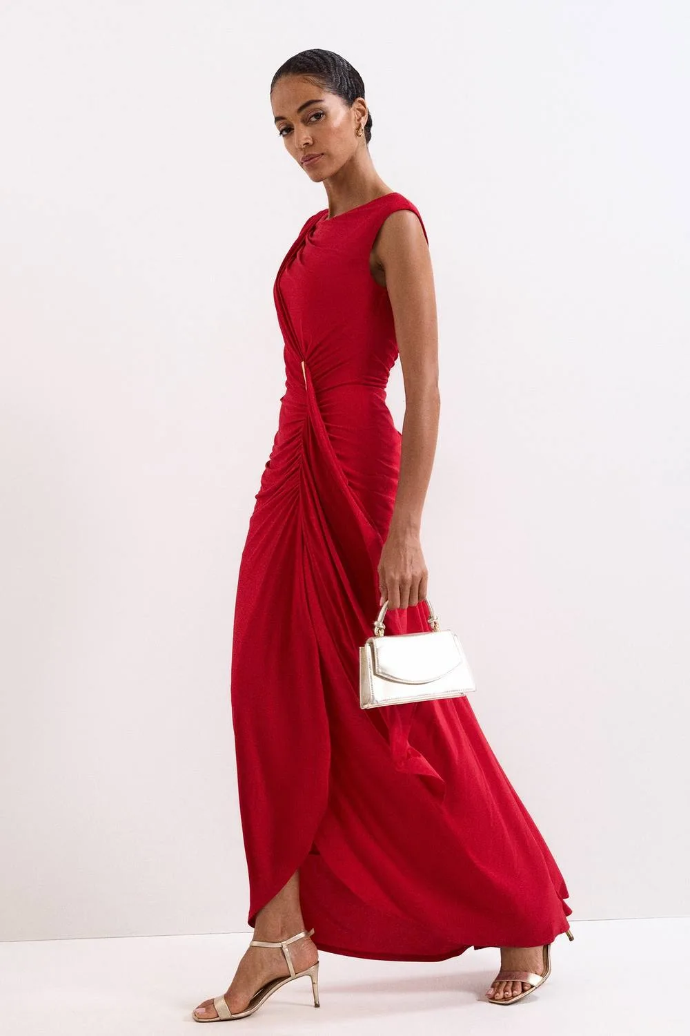 Donna Maxi Dress - Red - Size: 18 - Phase Eight - FashionsVida