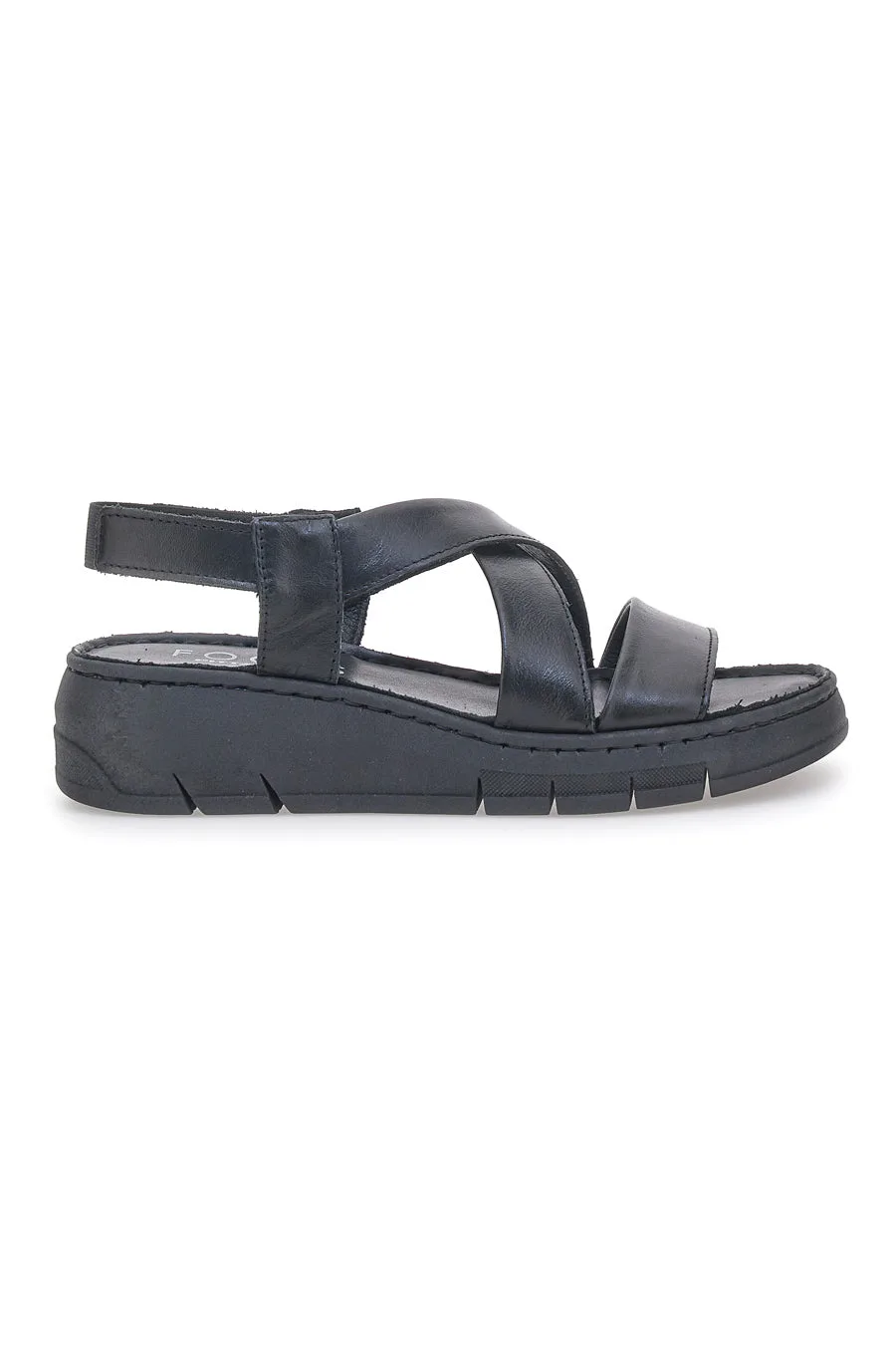 Sandali Neri con Elastico Posteriore e Platform 3316124 38 - PITTARELLO FOCUS - FashionsVida