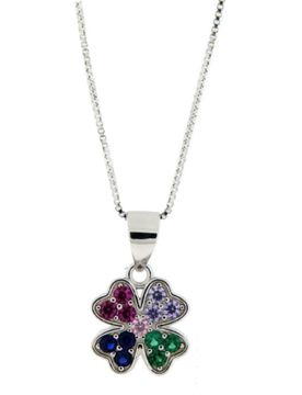 Collana Donna Quadrifoglio Argento CCD122