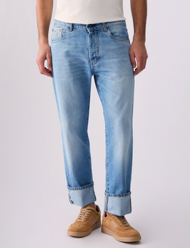 Jeans comfort fit uomo blue denim