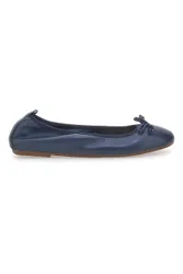 Ballerine Blu In Vera Pelle 818005 38