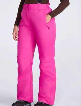Women's 'Moon' Stylish Comfy Winter IsoTherm Ski Pants in Pink Size: 14 - Pink - Size: 14 - Mountain Warehouse - FashionsVida