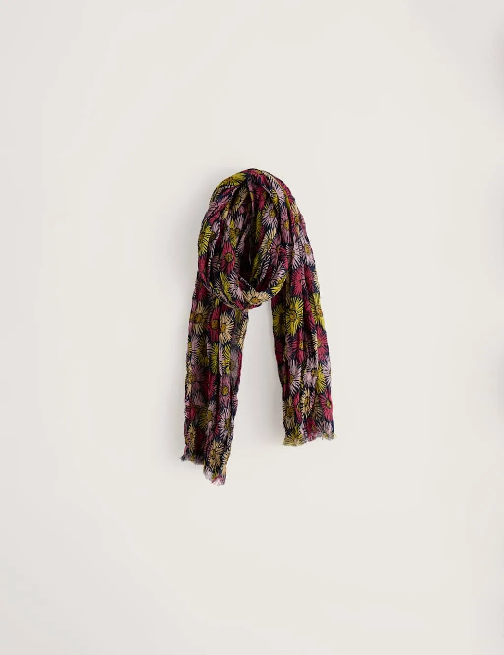 Pure Cotton Printed Floral Scarf Multi female - Seasalt cornwall - FashionsVida