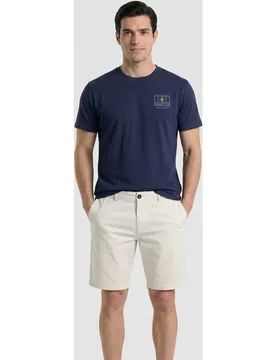 Pantalón corto chino de hombre liso - Valecuatro - FashionsVida