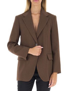 Blazer in lana MARRONE 44