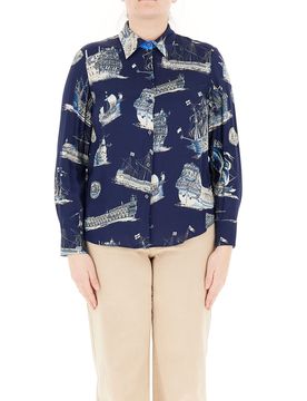 Camicia maniche lunghe BLU NAVY 56