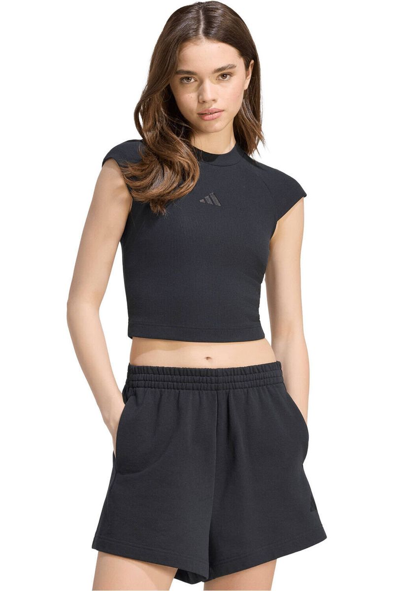 Kit small logo camiseta manga corta mujer Negro (XXL)