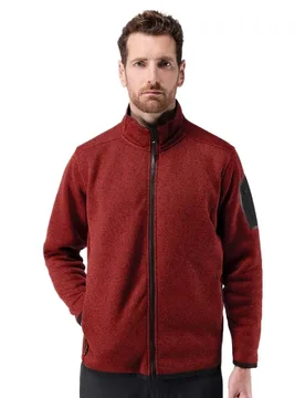 Knit Full Zip Fleece Garnet M Men - Zhik - FashionsVida