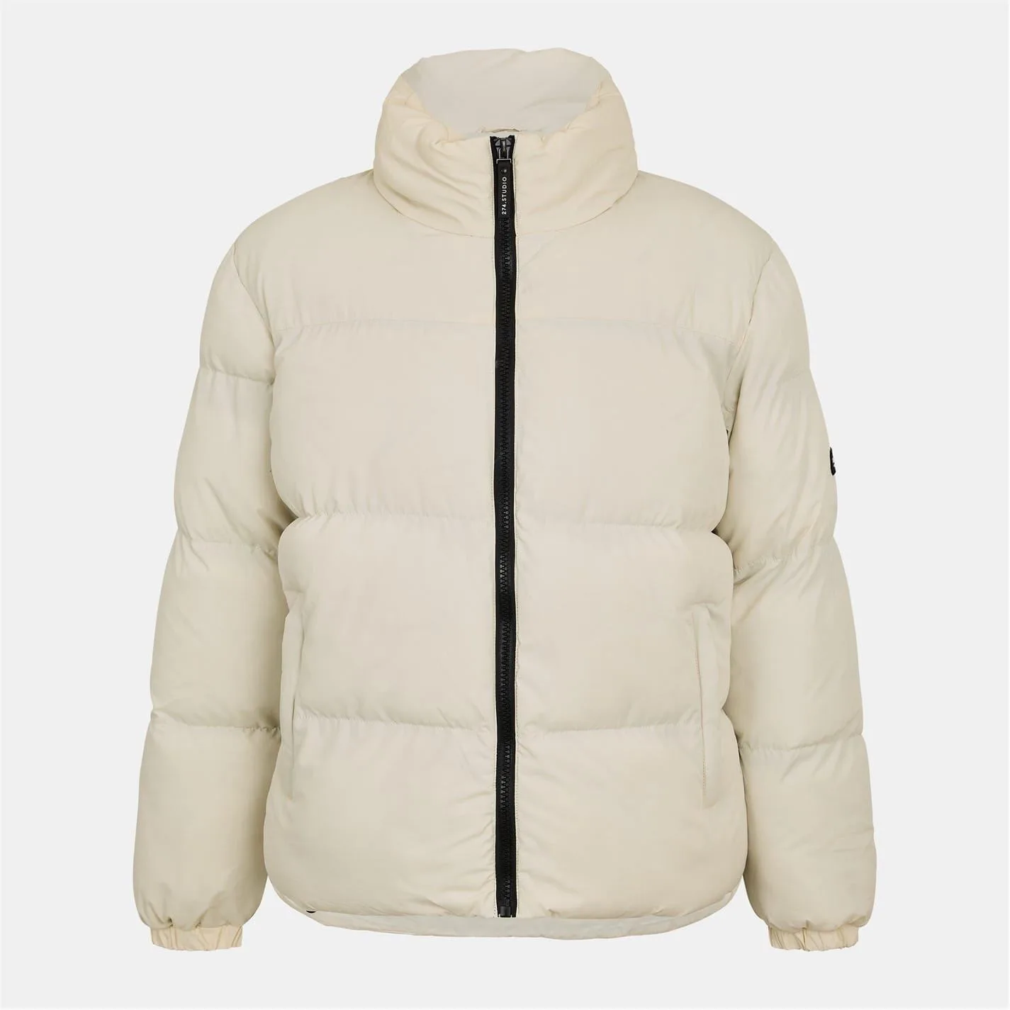 Mens Stu Alsk Brg Jacket In Cream - Grey - Size Small - 274 Studio - FashionsVida