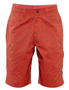 Pantaloni Corti Mountain Surf Ochre Print - Club Ride - FashionsVida