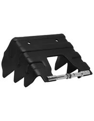 Crampons pour skis de randonnée - 1X2 Crampon Mountain/Backland Black - Taille 90 mm - Noir