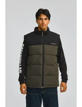 Arctic Zone Mens Green Gilets - Size Medium - Caterpillar - FashionsVida