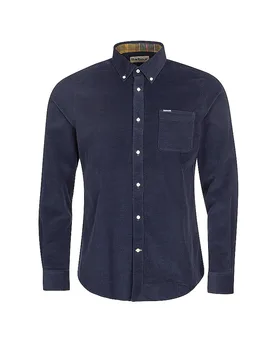 Camicia in velluto a coste RAMSEY blu S - Barbour - FashionsVida