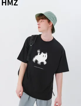 HMZ T-Shirt Streetwear Men Cat Graphic T Shirt Summer Casuals Tshirt Daily Hip Hop Harajuku Tops High Street Couple Cotton Tees - Aliexpress - FashionsVida