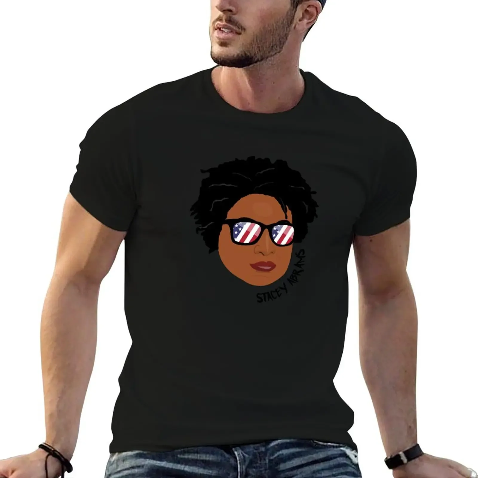 Stacey Abrams T-Shirt Sweat Resistant Workout Tee Shirt - Aliexpress - FashionsVida