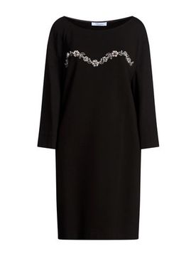 Vestido midi Mujer Negro 42 Mujer