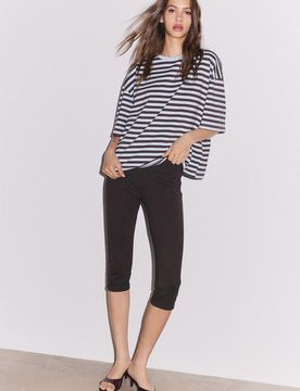 Boxy T-Shirt Himmelblau XL