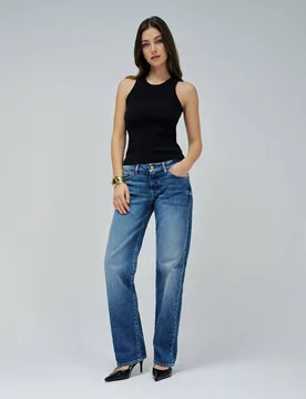 Vaquero de mujer Low Rise straight de tiro bajo - Salsa Jeans - FashionsVida