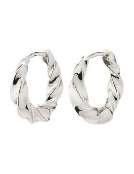 Pilgrim Pendientes 'TAFFY' plata