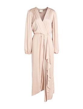 Maxi-Kleid Damen Hellrosa M Damen