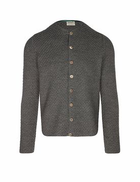 Trachtenstrickjacke XAVER grau XXL herren