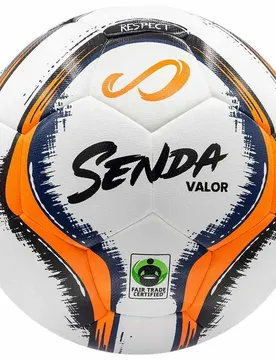Ballon De Football Valor Match Duotech White / Orange / Navy Blue / Black 5 unisex