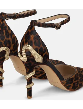 Zapatos de salón de mujer con serpiente en tacón y cierre con hebilla - Alma en Pena - FashionsVida