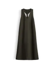 Midikleid WAKA verde oscuro 38