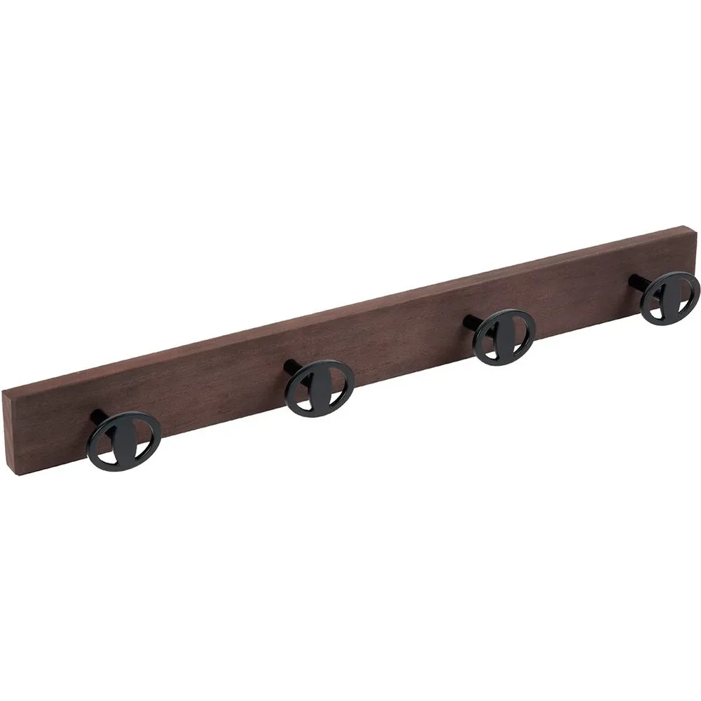Percha Madera y Zamak 4 Colgadores 9013NVNEV - Nesu - FashionsVida