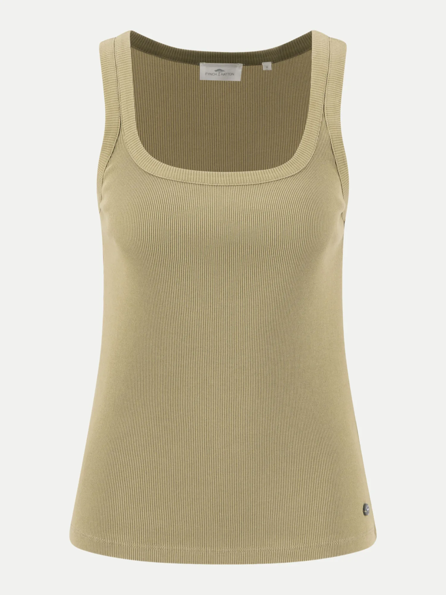 Fynch-Hatton TOP RIB Beige XL - Fynch-Hatton - FashionsVida