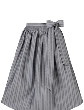 Dirndlschürze Alinde (grau, Gr. 3 (46-50)) von für Damen, Neue Kollektion, 58% Polyester, 42% Baumwolle - Stockerpoint - FashionsVida