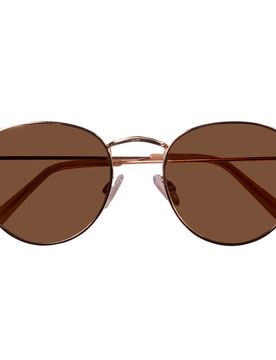 Lunettes de soleil Femme Ovale Or rose or rose ST adulte