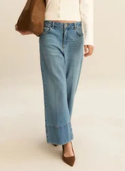 EMME MARELLA JEANS CROPPED AMPIO